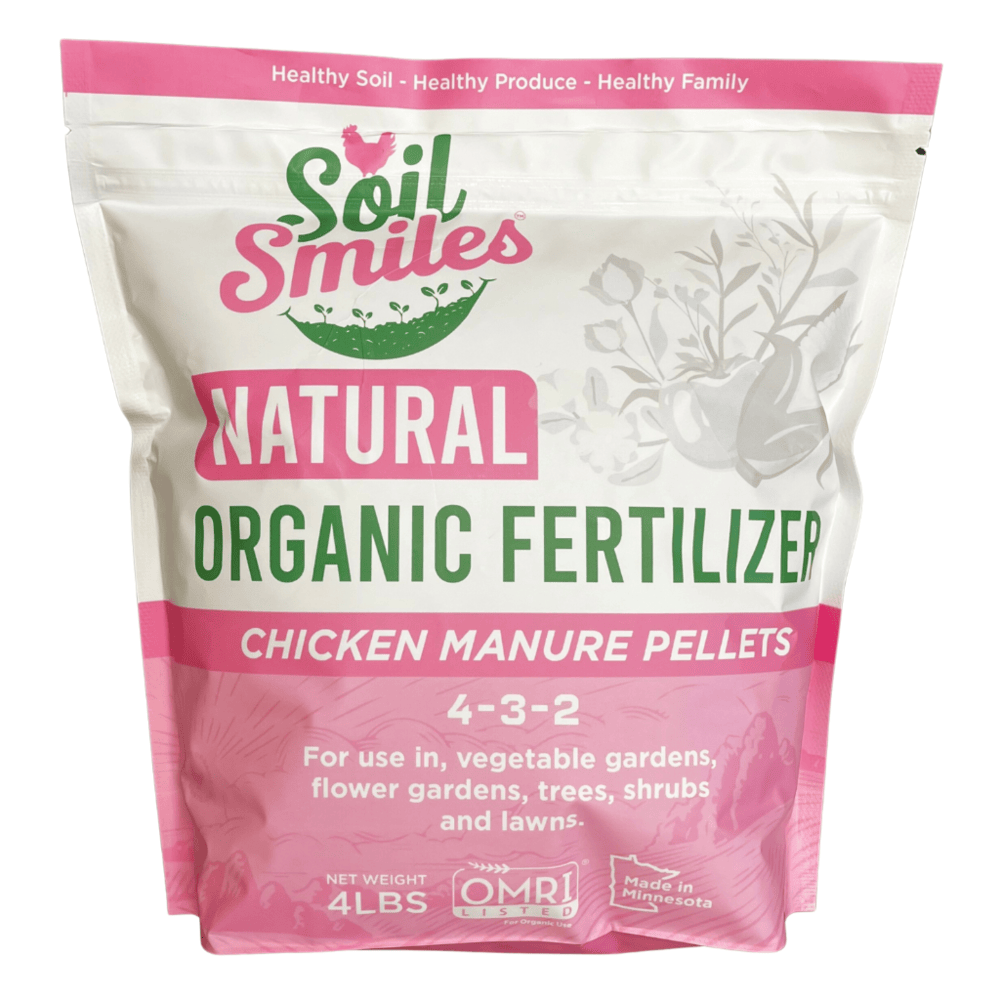 Natural Organic Fertilizer - Soil Smiles Chicken Manure Pellets