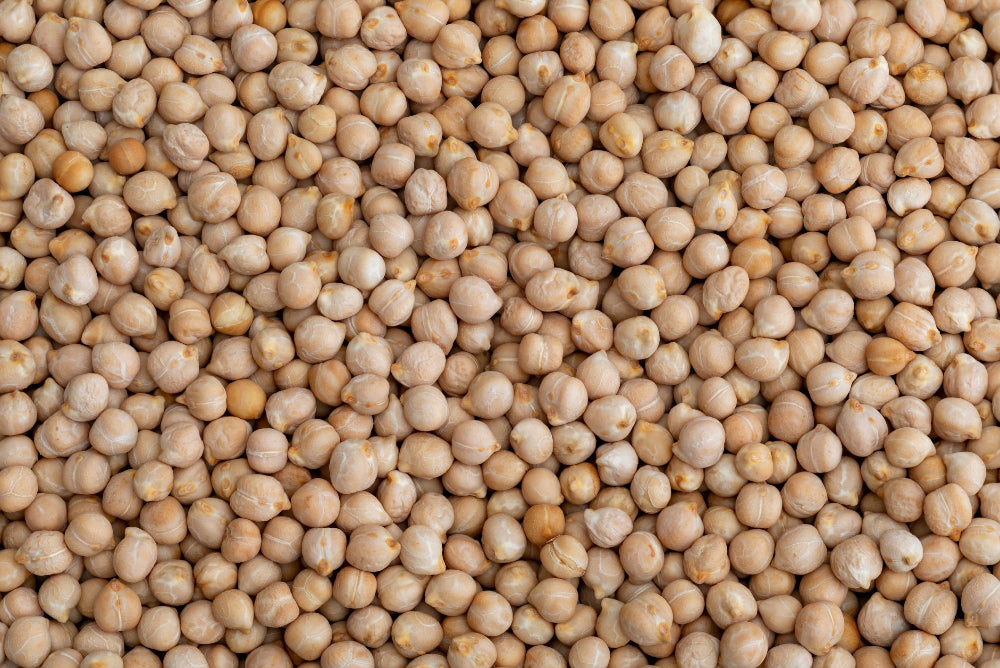 Harvested chickpeas, showcasing the results of using Soil Smiles organic fertilizer.